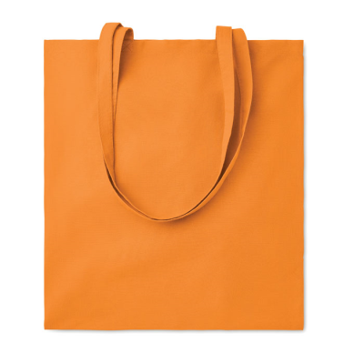 140 GR & M² COTTON SHOPPER TOTE BAG in Orange