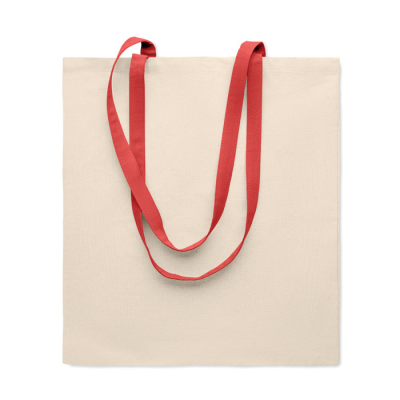 140 GR & M² COTTON SHOPPER TOTE BAG in Red