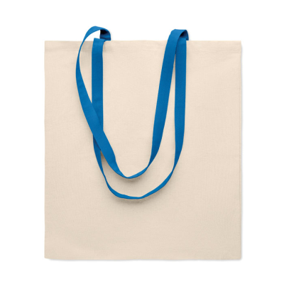 140 GR_&_M² COTTON SHOPPER TOTE BAG in Blue