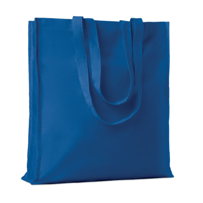 140GR & M² COTTON SHOPPER TOTE BAG in Blue