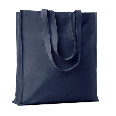 140GR & M² COTTON SHOPPER TOTE BAG in Blue