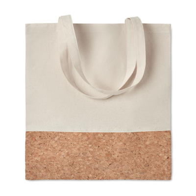 140GR & M² COTTON SHOPPER TOTE BAG in Brown