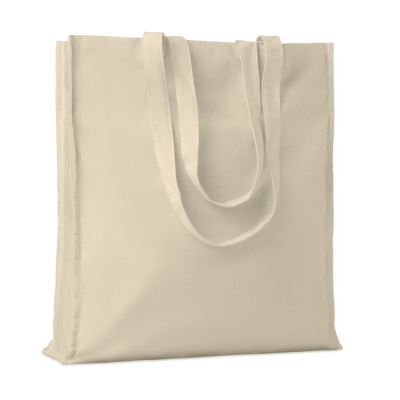 140GR & M² COTTON SHOPPER TOTE BAG in Brown