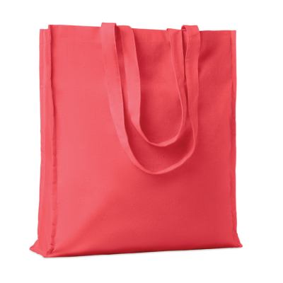 140GR & M² COTTON SHOPPER TOTE BAG in Red