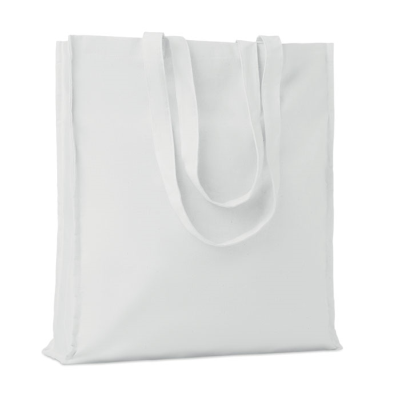 140GR & M² COTTON SHOPPER TOTE BAG in White