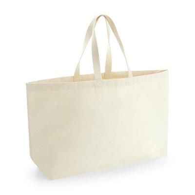 14OZ BIODEGRADABLE 100% COTTON OVERSIZED SUSTAINABLE CANVAS BAG