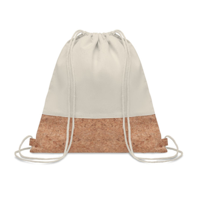 160GR & M² COTTON DRAWSTRING BAG in Brown