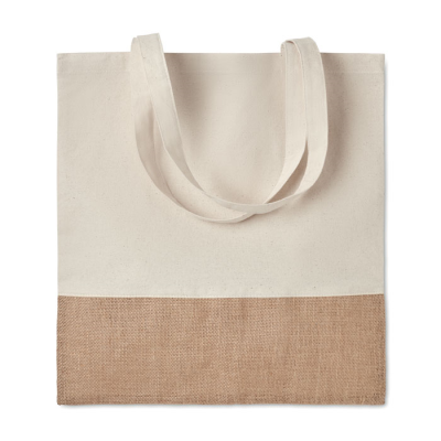 160GR & M² COTTON SHOPPER TOTE BAG in Brown