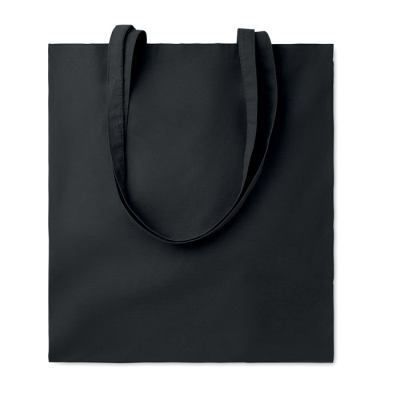 180GR & M² COTTON SHOPPER TOTE BAG in Black