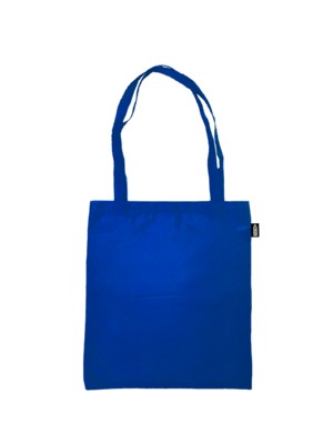 190T POLYESTER RPET SHOPPER in Royal Blue