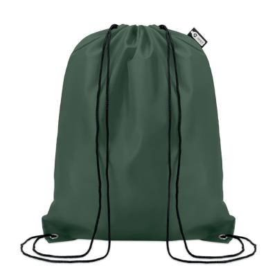 190T RPET DRAWSTRING BAG in Green