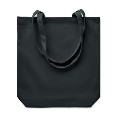 270 GR & M² CANVAS SHOPPER TOTE BAG in Black