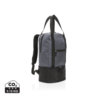 3-IN-1 COOLER BACKPACK RUCKSACK & TOTE in Grey