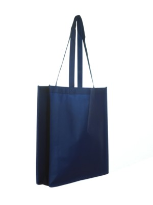 4100 NON WOVEN BAG with Gusset in Navy