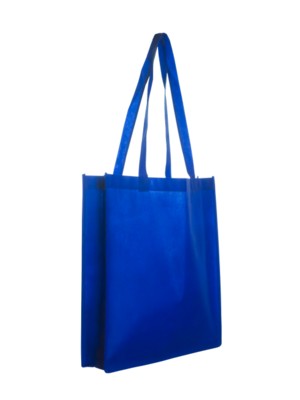 4100 NON WOVEN BAG with Gusset in Royal Blue