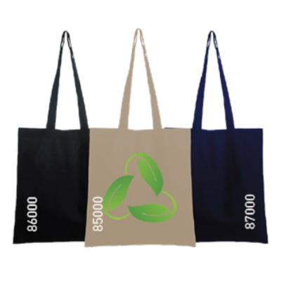 5OZ RECYCLED COTTON SHOPPER TOTE BAG