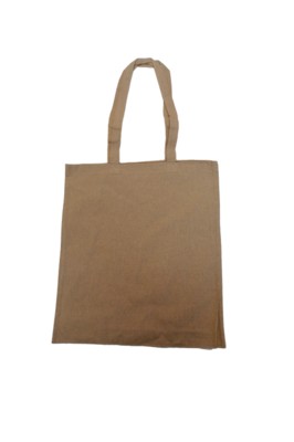 5OZ RECYCLED COTTON SHOPPER TOTE BAG in Natural