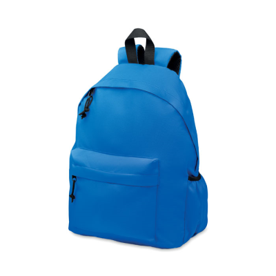 600D RPET POLYESTER BACKPACK RUCKSACK in Blue