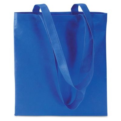 80GR & M² NONWOVEN SHOPPER TOTE BAG in Blue