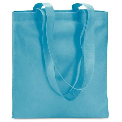 80GR & M² NONWOVEN SHOPPER TOTE BAG in Blue