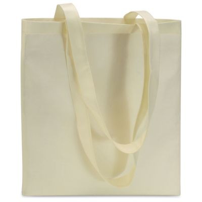 80GR & M² NONWOVEN SHOPPER TOTE BAG in White