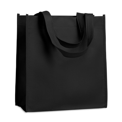 80GR_&_M² NONWOVEN SHOPPER TOTE BAG in Black