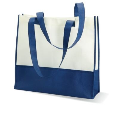 80GR_&_M² NONWOVEN SHOPPER TOTE BAG in Blue