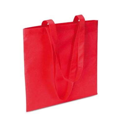 80GR_&_M² NONWOVEN SHOPPER TOTE BAG in Red