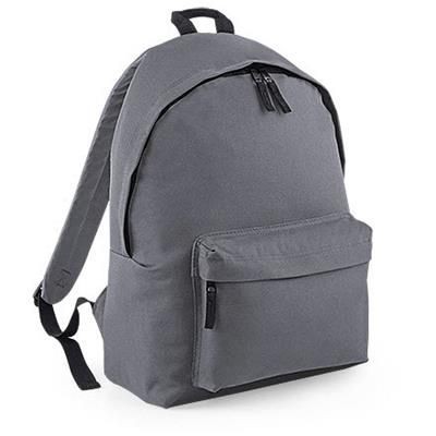 ADLINGTON 600D POLYESTER BACKPACK RUCKSACK in Grey