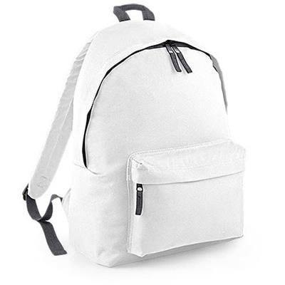 ADLINGTON 600D POLYESTER BACKPACK RUCKSACK in White