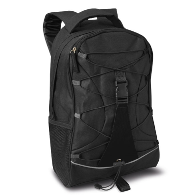 ADVENTURE BACKPACK RUCKSACK in Black