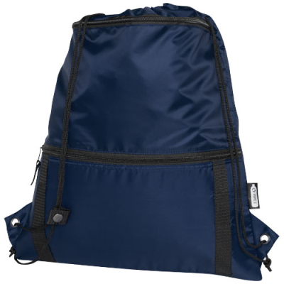 ADVENTURE RECYCLED THERMAL INSULATED DRAWSTRING BAG 9L in Navy