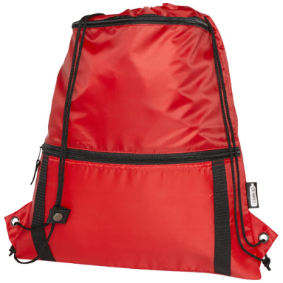 ADVENTURE RECYCLED THERMAL INSULATED DRAWSTRING BAG 9L in Red