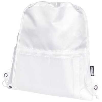 ADVENTURE RECYCLED THERMAL INSULATED DRAWSTRING BAG 9L in White