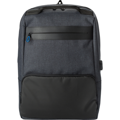 ANTI-THEFT BACKPACK RUCKSACK in Black