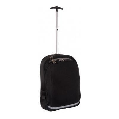 ANTLER APOLLO XL TROLLEY BAG in Black with Silver Trim