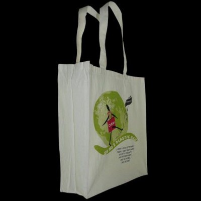 ARLEY ORGANIC COTTON SUSTAINABLE SHOPPER TOTE BAG with Gusset