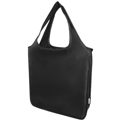 ASH RPET LARGE FOLDING TOTE BAG 14L in Solid Black