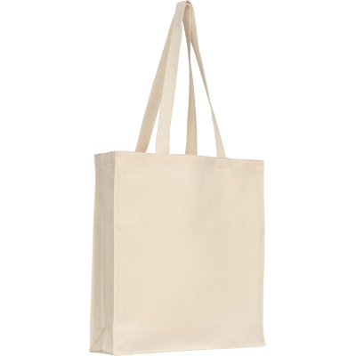 AYLESHAM ECO 8OZ COTTON CANVAS SHOPPER TOTE in Natural