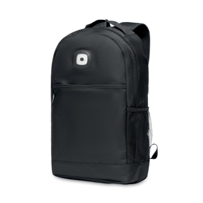 BACKPACK RUCKSACK in Rpet & Cob Light in Black