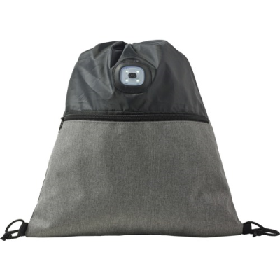 BACKPACK RUCKSACK with Cob Light in Black