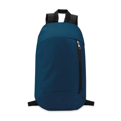 BACKPACK RUCKSACK with Front Pocket in Blue