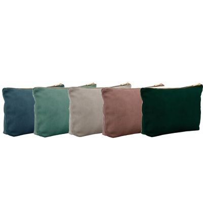 BAGBASE 100% RECYCLED POLYESTER VELVET ACCESSORY BAG with 100% Recycled Polyester Lining