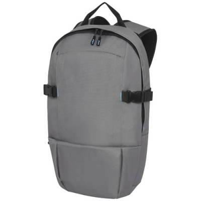 BAIKAL 15 INCH GRS RPET LAPTOP BACKPACK RUCKSACK 8L in Grey