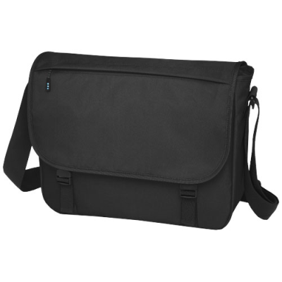 BAIKAL GRS RPET 15 INCH LAPTOP BAG 12L in Solid Black