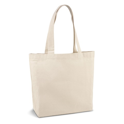 BETO 100% COTTON CANVAS BAG (280 G & M²) in Light Natural