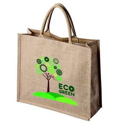 BIODEGRADABLE JUTE BAG with Natural Starch Lining