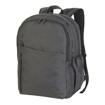 BIRMINGHAM CAPACITY 30L BACKPACK RUCKSACK in Black Mélange