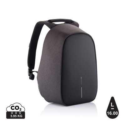 BOBBY HERO REGULAR ANTI-THEFT BACKPACK RUCKSACK in Black