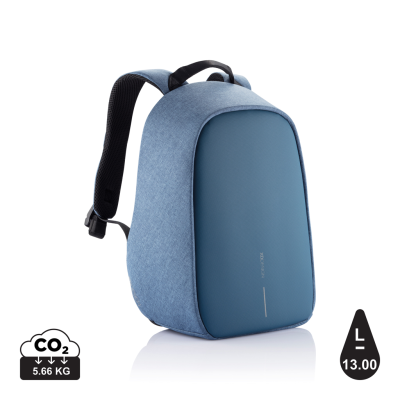 BOBBY HERO SMALL ANTI-THEFT BACKPACK RUCKSACK in Light Blue